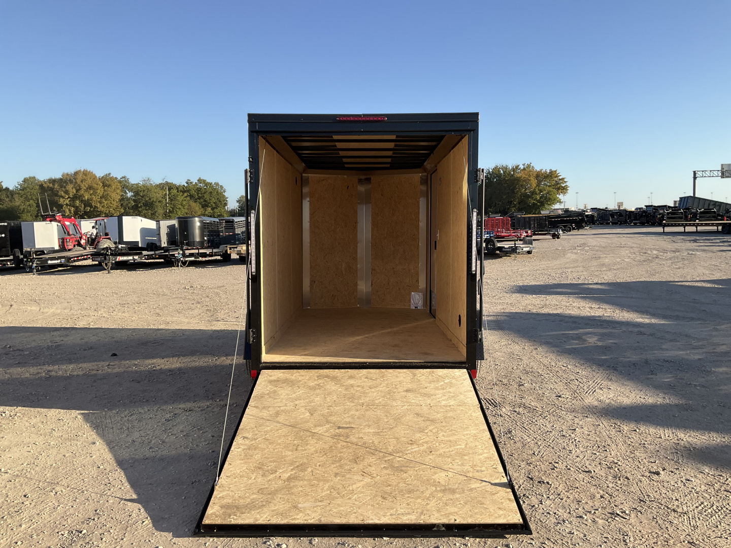 New 2026 Compass 6'x12' Enclosed Cargo Trailer - Indigo DLX