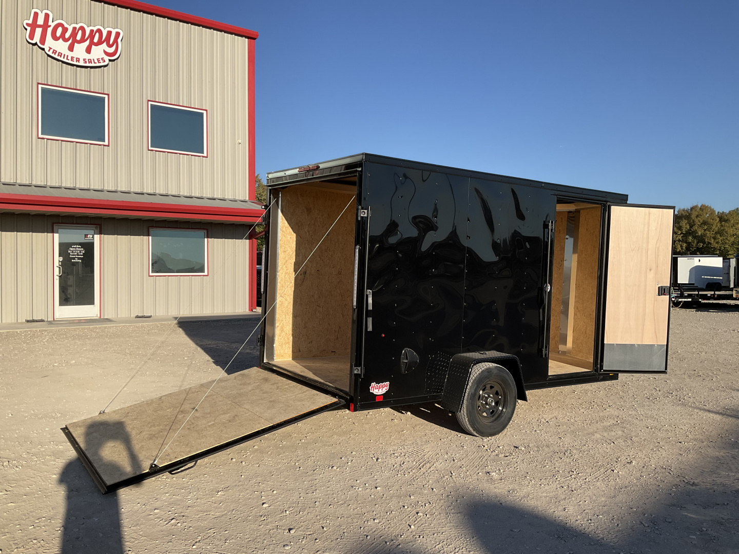 New 2026 Compass 6'x12' Enclosed Cargo Trailer - Indigo DLX