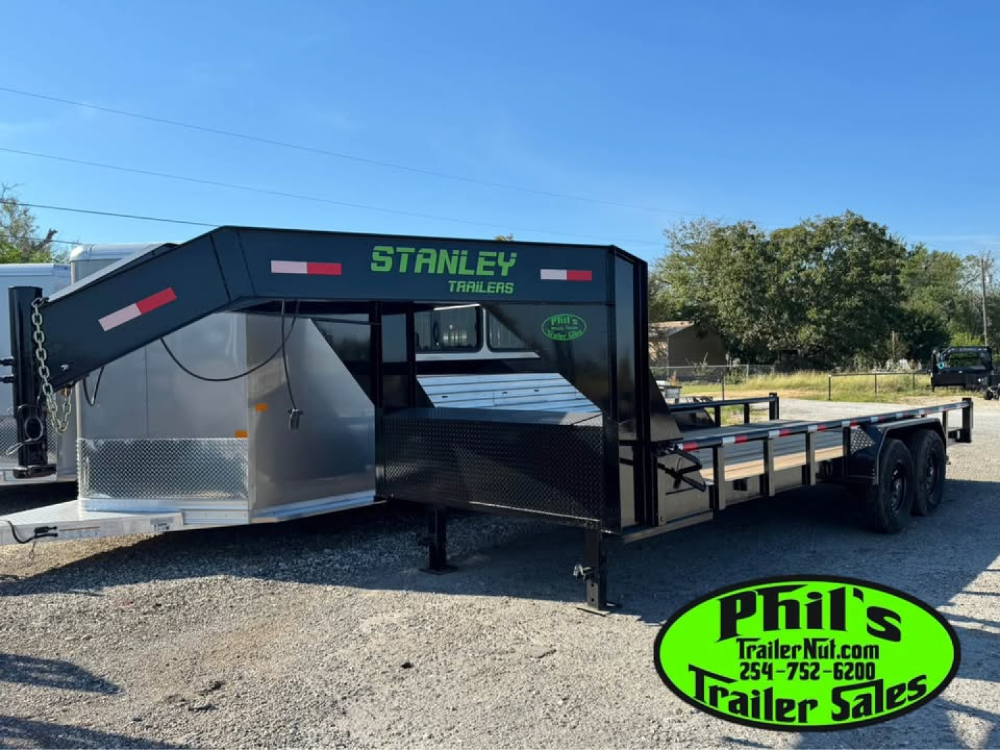 New 2025 Stanley Trailers 20' Equipment Trailer PIPE TOP UTILITY TRAILER 14K GVWR DEXTER AXLES!!