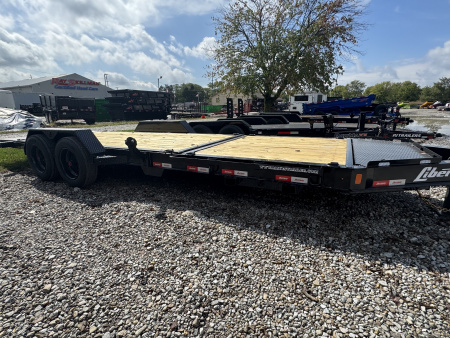 New 2026 LIBERTY LT16K83X22SPB8WF Tilt Trailer 83X22 TA PARTIAL (GVW:17500) MIDNIGHT BLACK