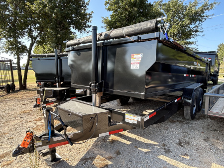 New 2026 Texas Pride Trailers Bumper Pull 7x16x3 Tandem Axles-8K axles Dump Trailer