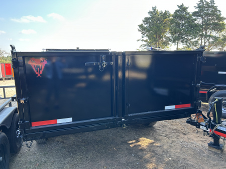 New 2026 Texas Pride Trailers Bumper Pull 7x16x3 Tandem Axles-8K axles Dump Trailer