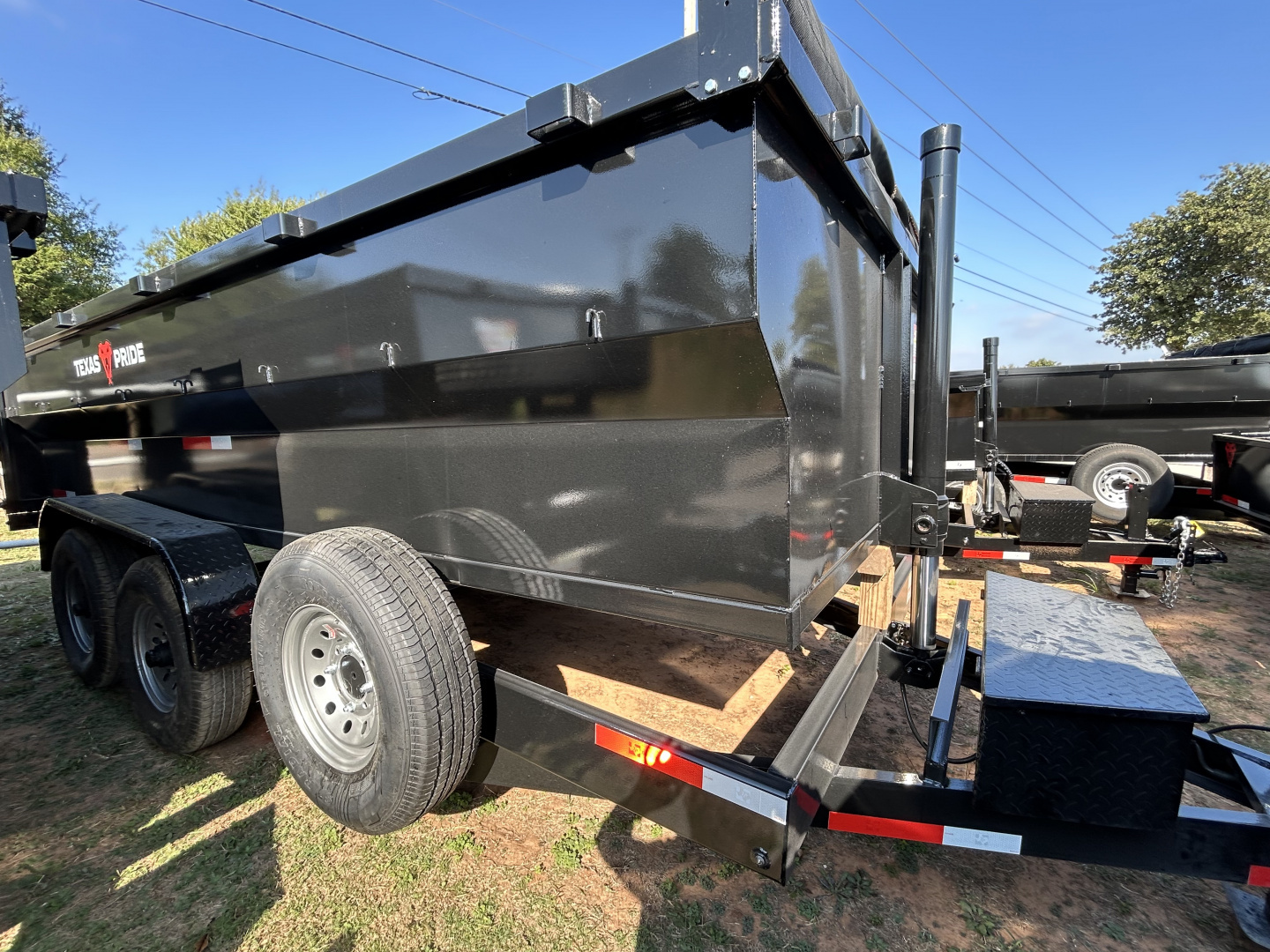 New 2026 Texas Pride Trailers Bumper Pull 7x16x3 Tandem Axles-8K Dump Trailer