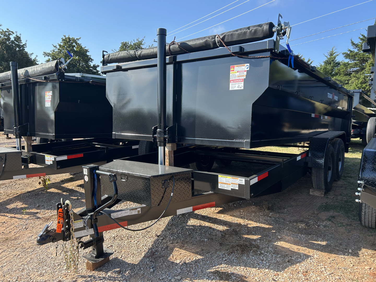 New 2026 Texas Pride Trailers Bumper Pull 7x16x3 Tandem Axles-8K Dump Trailer