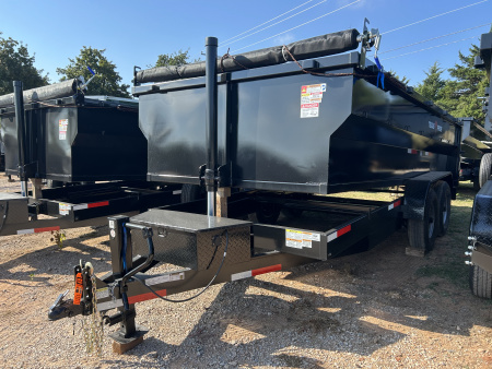 New 2026 Texas Pride Trailers Bumper Pull 7x16x3 Tandem Axles-8K Dump Trailer