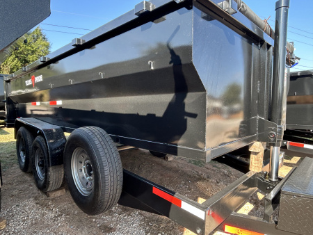 New 2026 Texas Pride Trailers Bumper Pull 7x16x3 Tandem Axles-8K Dump Trailer