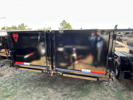 New 2026 Texas Pride Trailers Bumper Pull 7x16x3 Tandem Axles-8K Dump Trailer