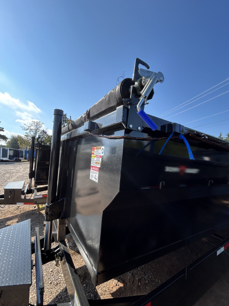 New 2026 Texas Pride Trailers Bumper Pull 7x16x3 Tandem Axles-8K Dump Trailer