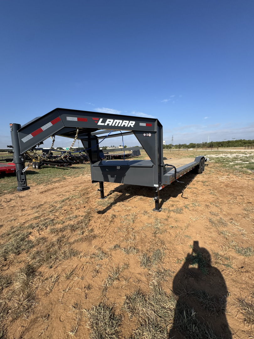 New 2026 Lamar Trailers Gooseneck Lowboy 7k Utility Trailer