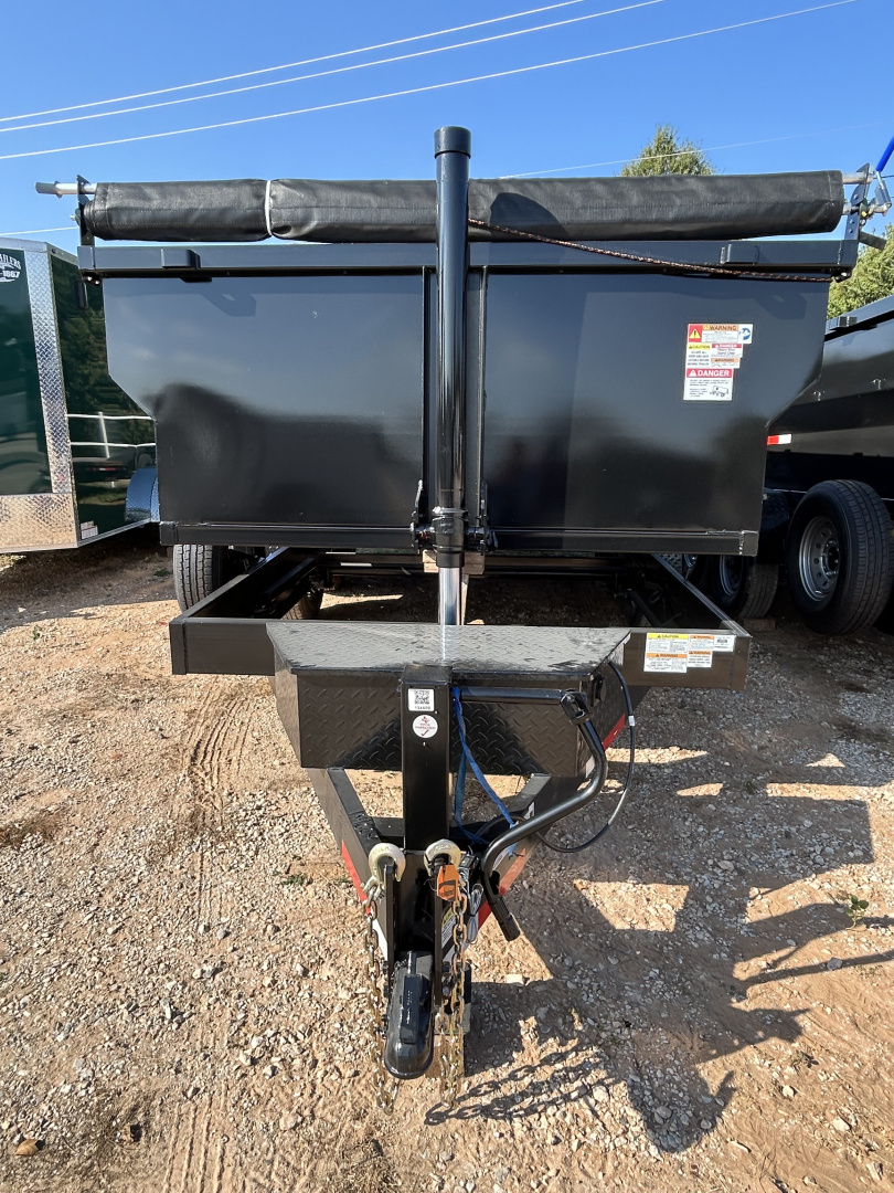 New 2026 Texas Pride Trailers Bumper Pull 7x16x3 Tandem Axles-8K axles Dump Trailer