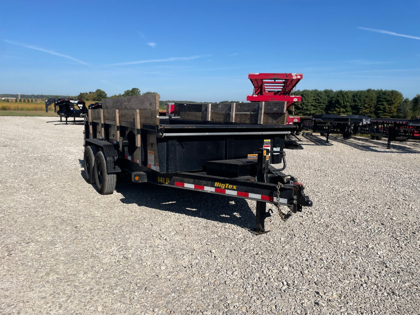 Used 2023 Big Tex 7x14' Dump Trailer