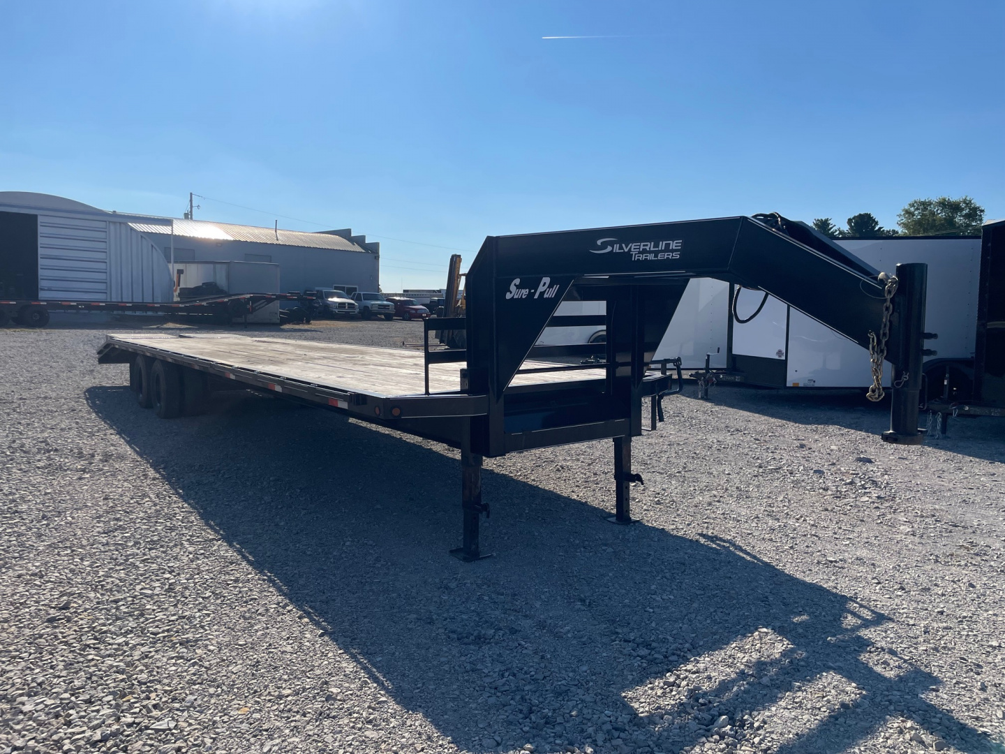 Used 2023 Sure Pull Trailers 31+5' Gooseneck Flatbed