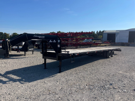 Used 2023 Sure Pull Trailers 31+5' Gooseneck Flatbed