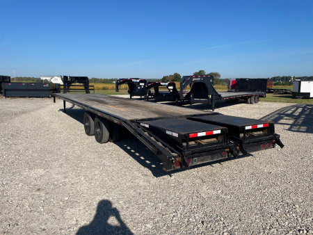Used 2023 Sure Pull Trailers 31+5' Gooseneck Flatbed