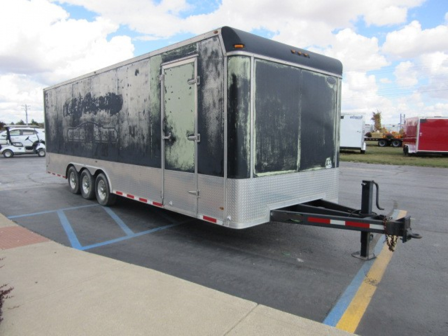 Used 2007 Cargo Express 8.5x26 Car / Racing Trailer / 12-inch Additional Height