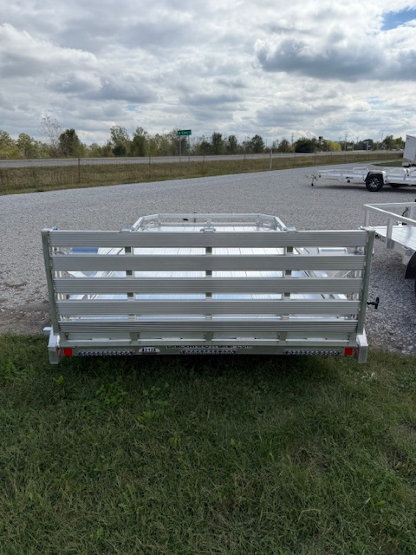 New 2026 Black Rhino 81X12 LOW PRO w/BIFOLD GATE Utility Trailer