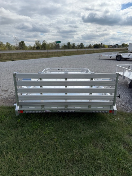 New 2026 Black Rhino 81X12 LOW PRO w/BIFOLD GATE Utility Trailer