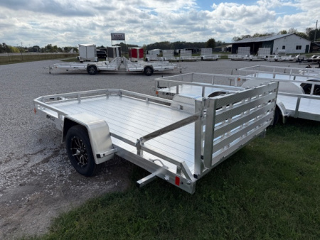 New 2026 Black Rhino 81X12 LOW PRO w/BIFOLD GATE Utility Trailer