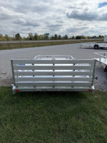 New 2026 Black Rhino 81X12 LOW PRO w/BIFOLD GATE Utility Trailer