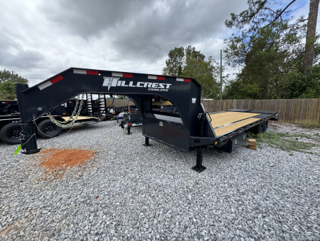 New 2026 Hillcrest Trailers 102 x25' 15.9k Gooseneck Equipment Trailer