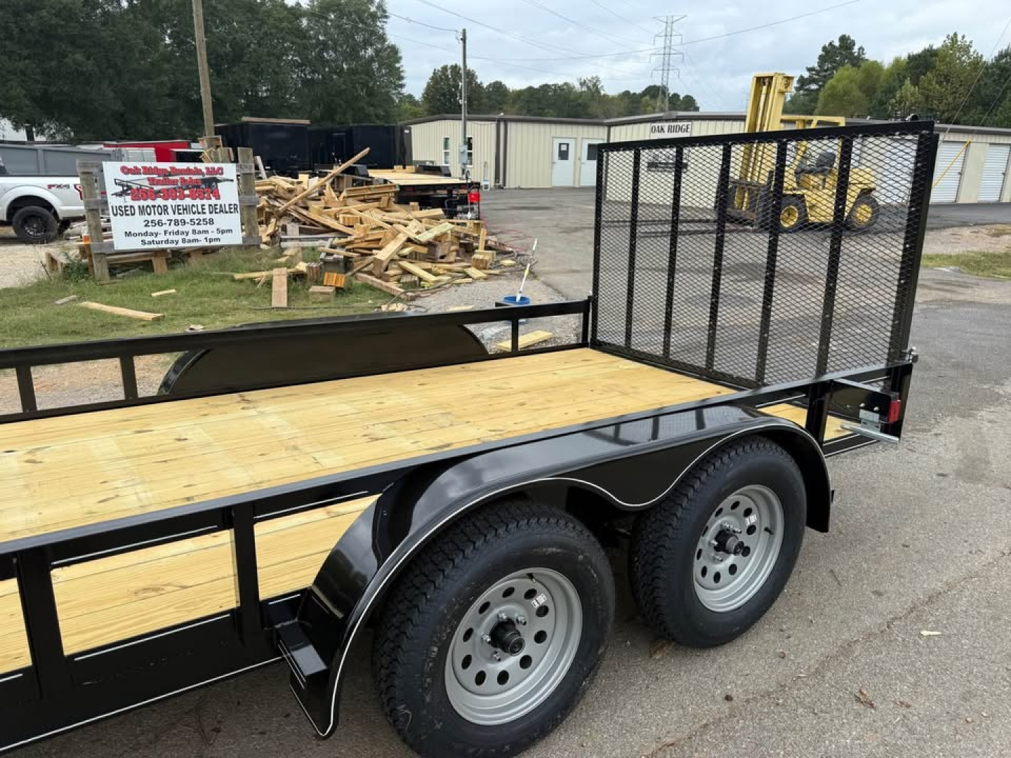 New 2026 Oak Ridge 76x14TA Utility Trailer
