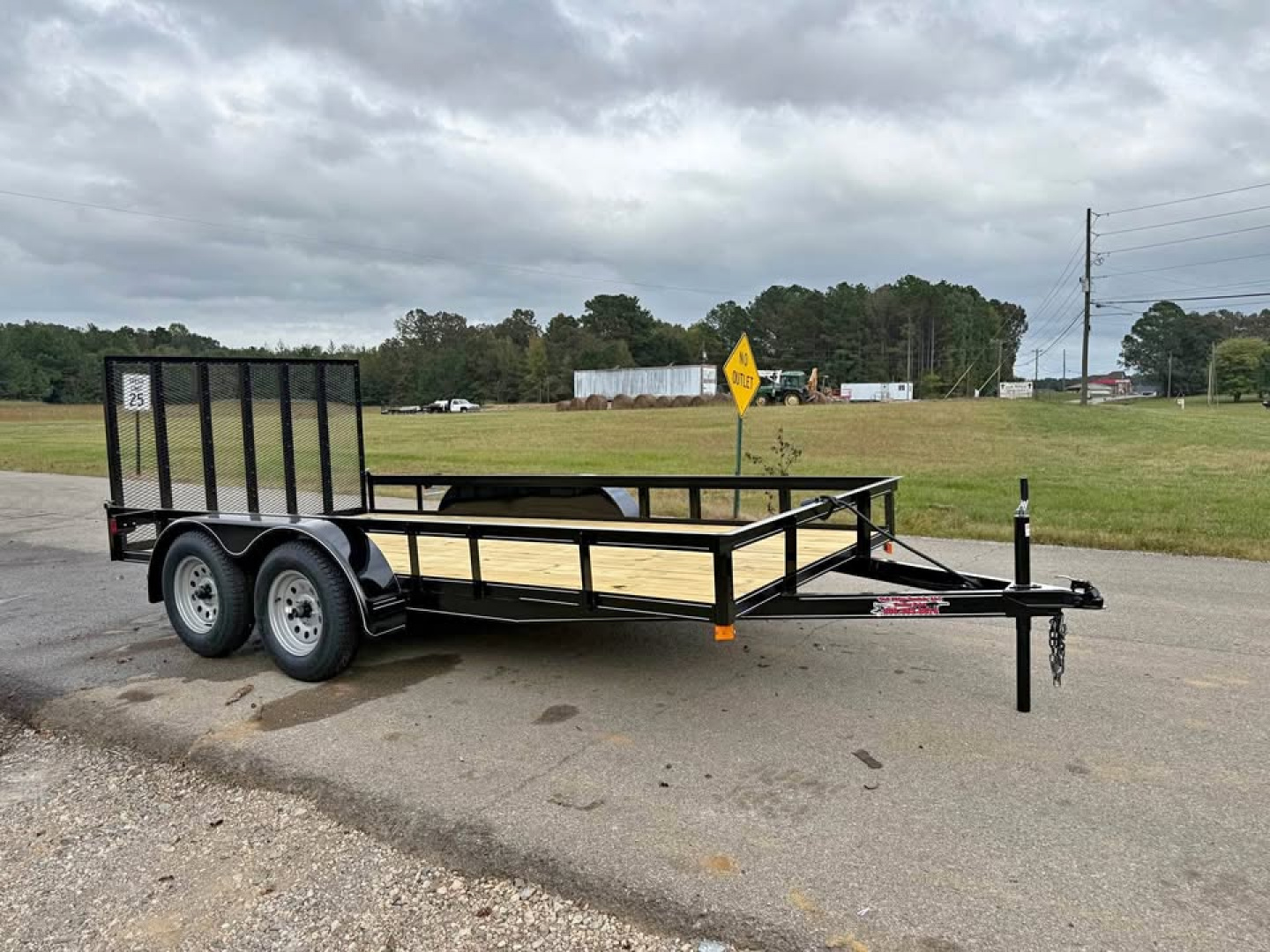 New 2026 Oak Ridge 76x14TA Utility Trailer