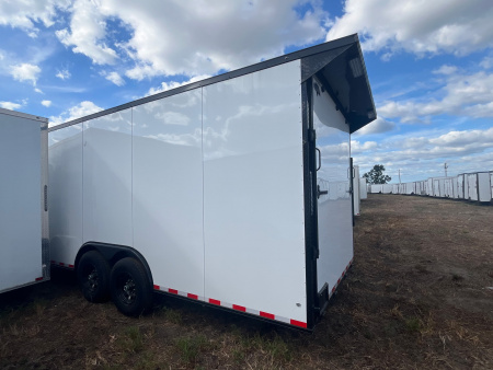 New 2026 Diamond Cargo 8.5x24TA 7'6" Tall Screwless .080 PolyCor Rear Wing Spoiler Cargo / Enclosed Trailer