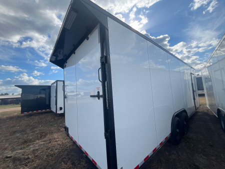 New 2026 Diamond Cargo 8.5x24TA 7'6  Tall Screwless .080 PolyCor Rear Wing Spoiler Cargo / Enclosed Trailer