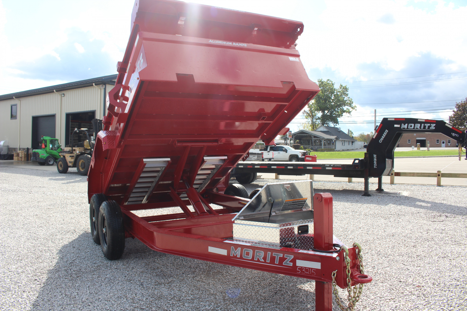 New 2026 Moritz 6' 10" x 12' Heavy Commercial DLH Series Dump Trailer - 14000# GVW