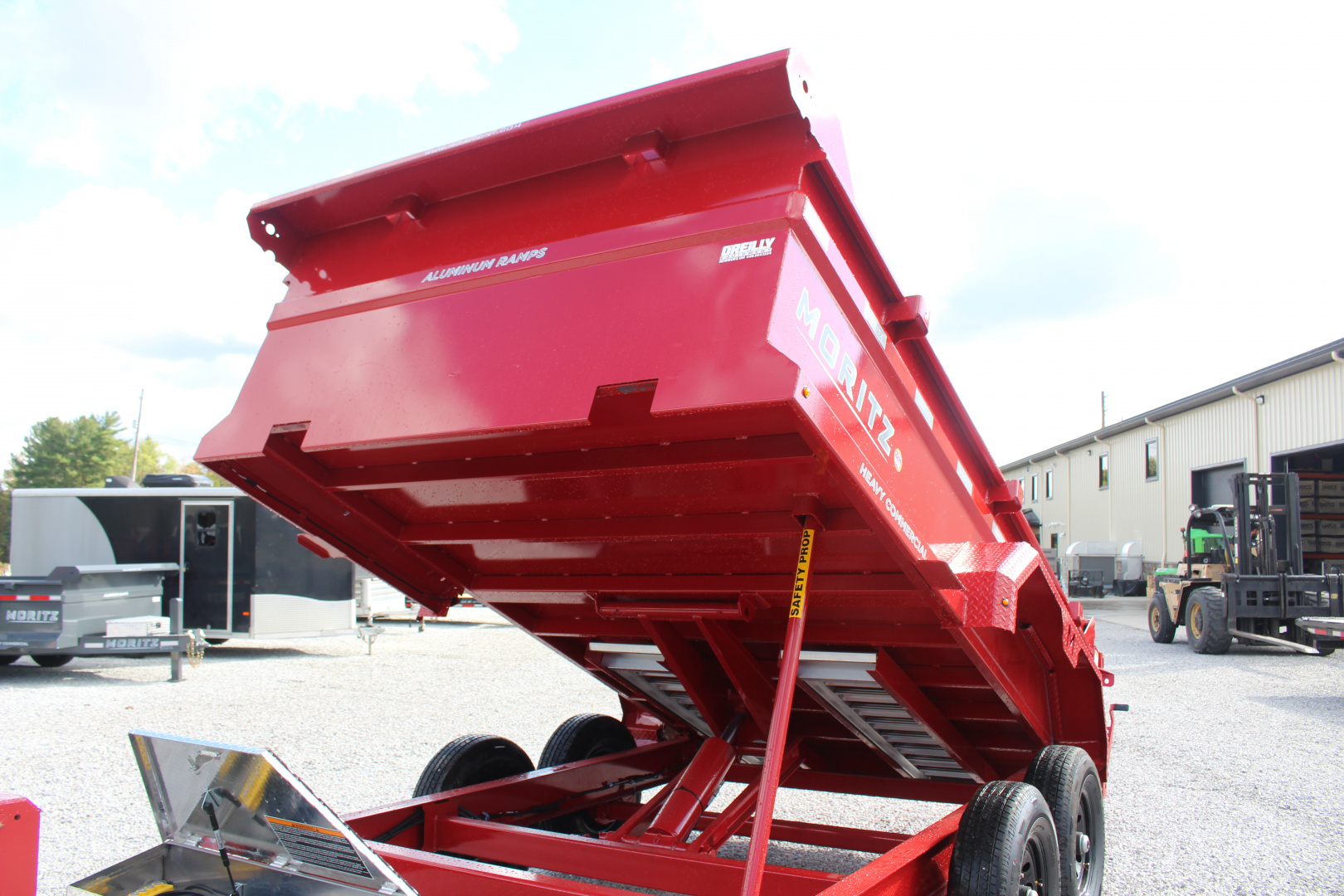 New 2026 Moritz 6' 10" x 12' Heavy Commercial DLH Series Dump Trailer - 14000# GVW