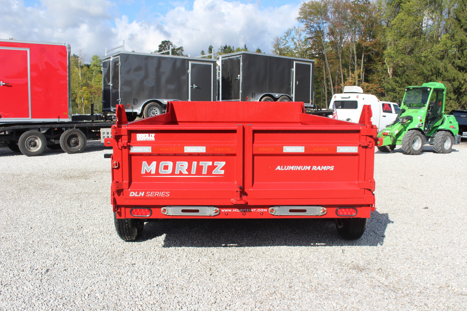 New 2026 Moritz 6' 10" x 12' Heavy Commercial DLH Series Dump Trailer - 14000# GVW