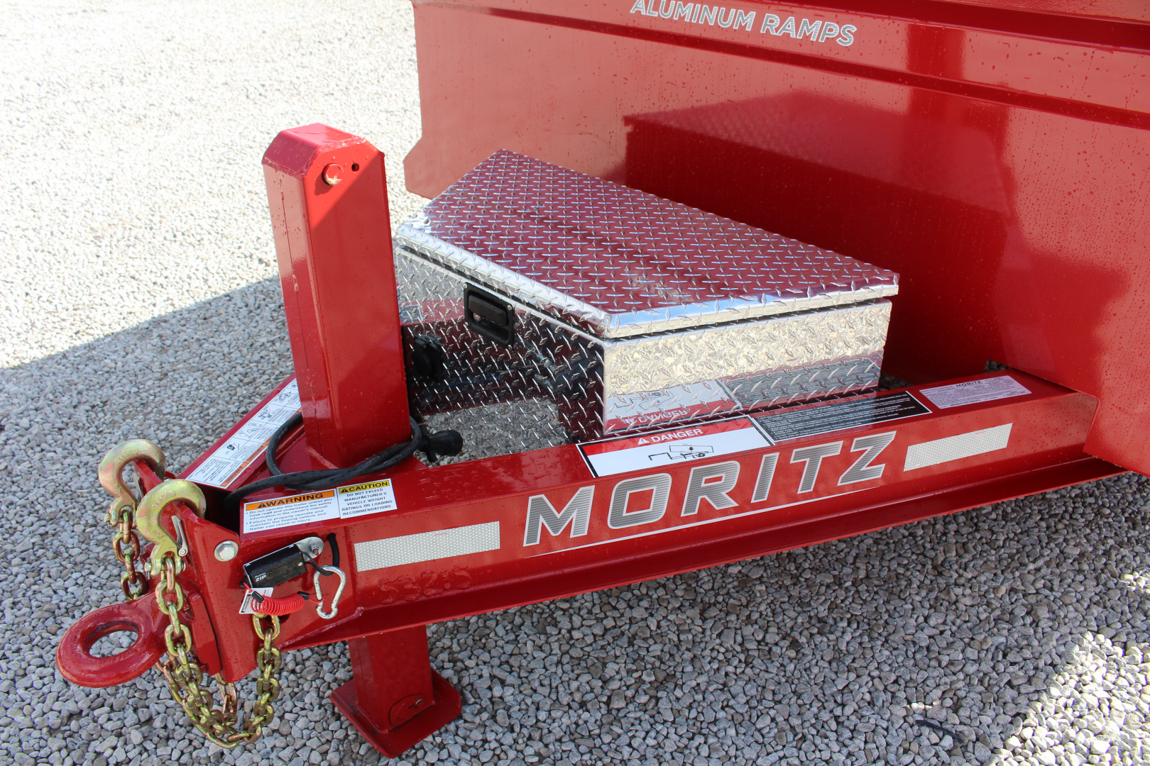 New 2026 Moritz 6' 10" x 12' Heavy Commercial DLH Series Dump Trailer - 14000# GVW