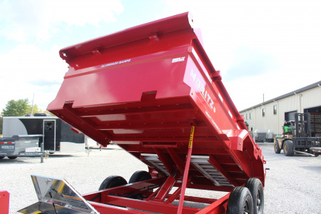 New 2026 Moritz 6' 10" x 12' Heavy Commercial DLH Series Dump Trailer - 14000# GVW