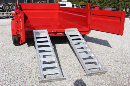 New 2026 Moritz 6' 10" x 12' Heavy Commercial DLH Series Dump Trailer - 14000# GVW