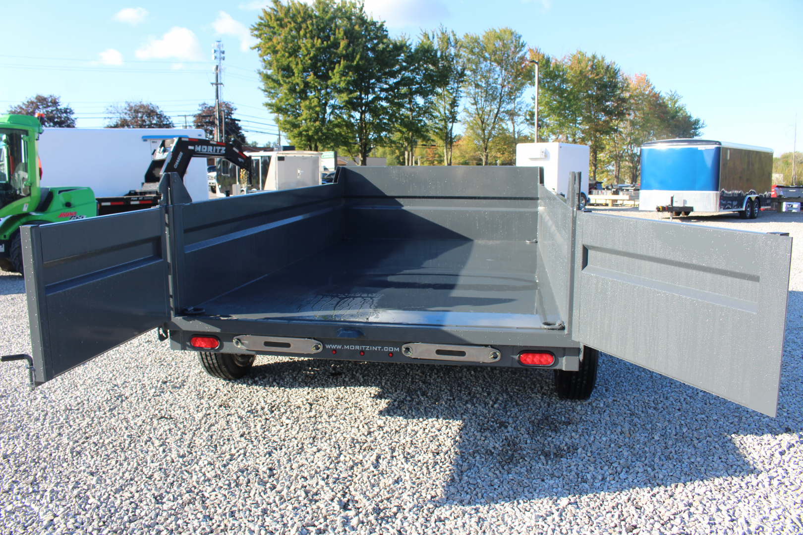New 2026 Moritz 6' 10" x 12' Heavy Commercial DLH Series Dump Trailer - 14000# GVW