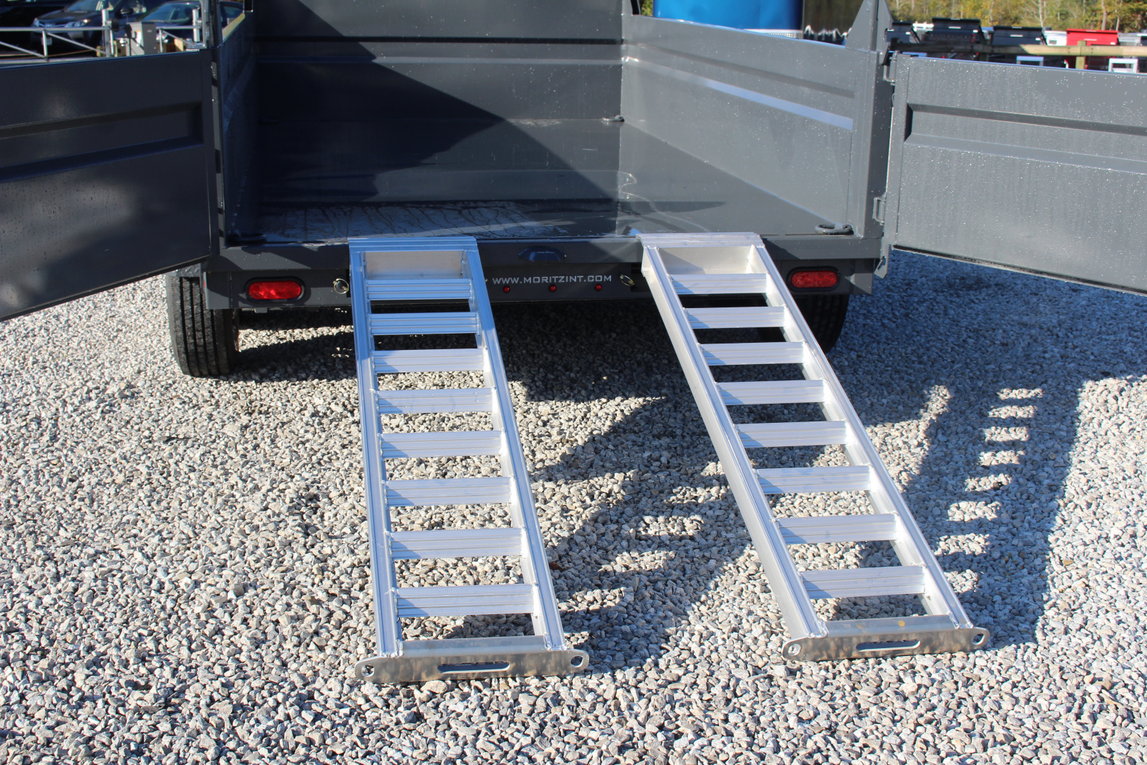 New 2026 Moritz 6' 10" x 12' Heavy Commercial DLH Series Dump Trailer - 14000# GVW