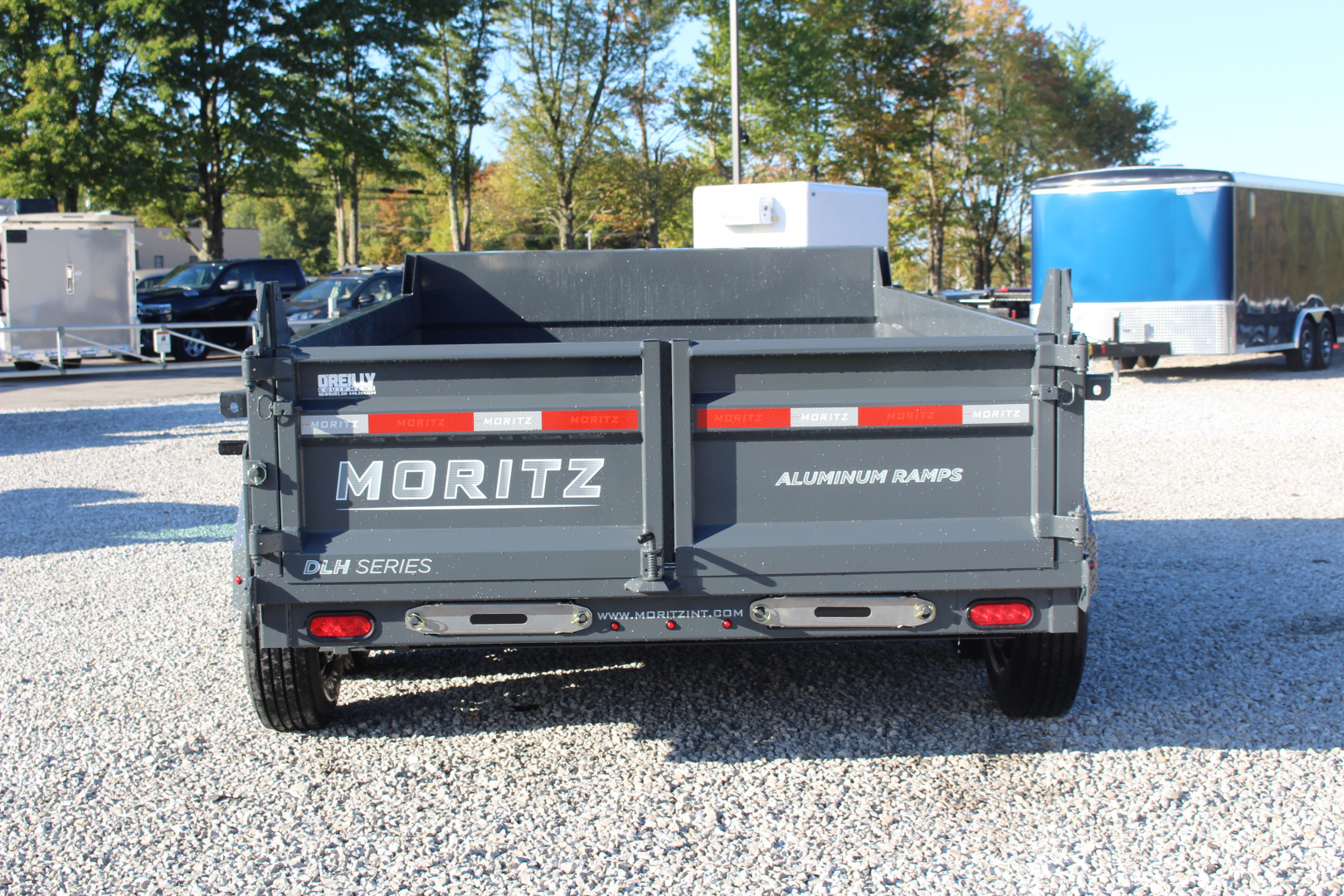 New 2026 Moritz 6' 10" x 12' Heavy Commercial DLH Series Dump Trailer - 14000# GVW