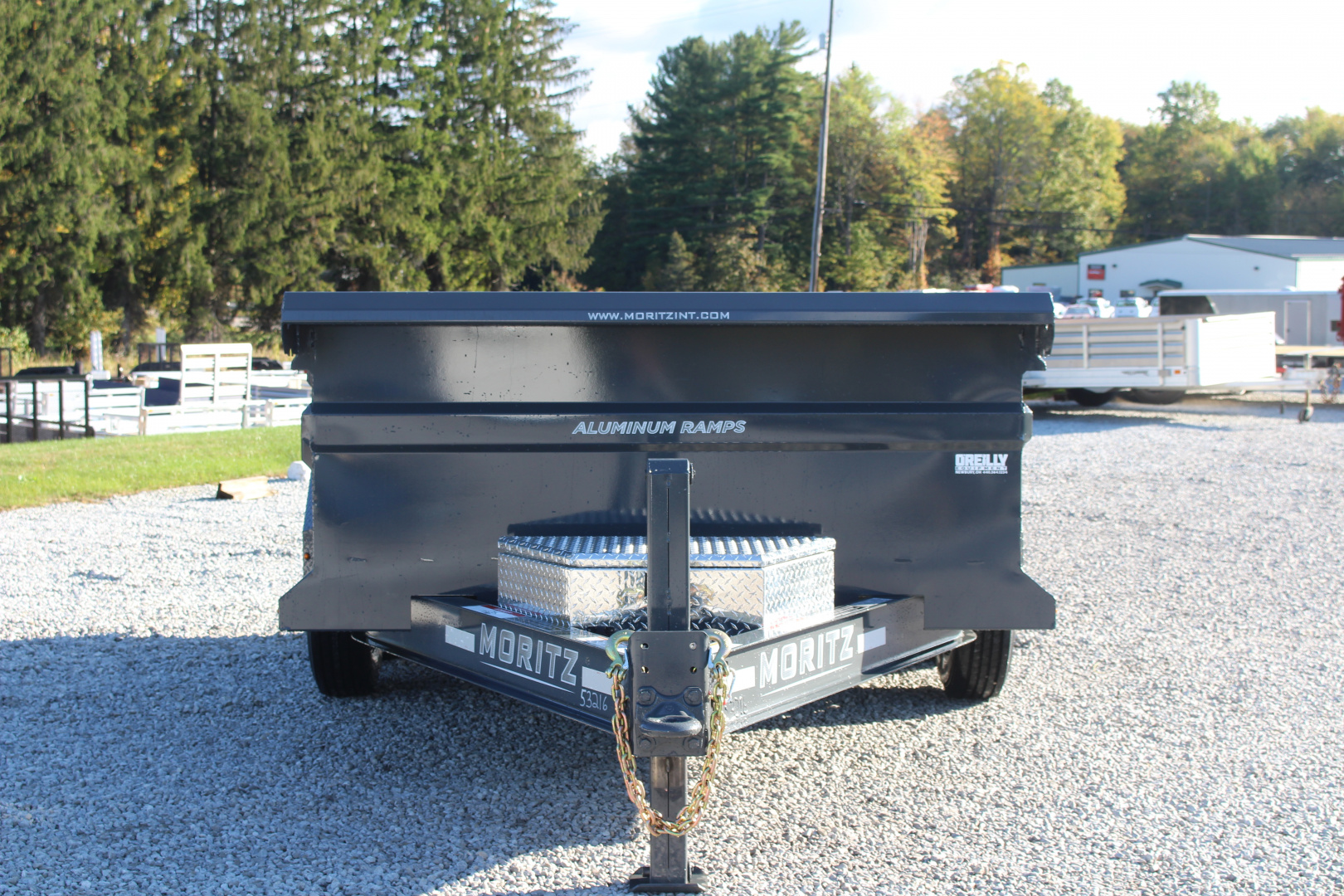 New 2026 Moritz 6' 10" x 12' Heavy Commercial DLH Series Dump Trailer - 14000# GVW