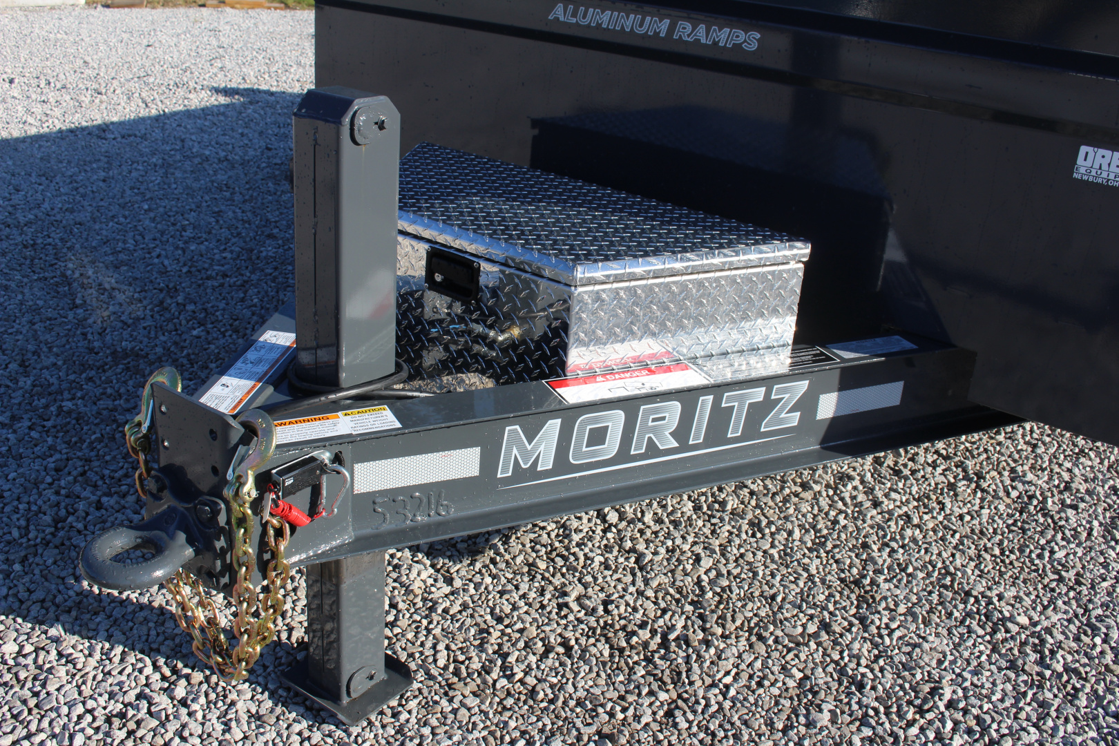 New 2026 Moritz 6' 10" x 12' Heavy Commercial DLH Series Dump Trailer - 14000# GVW