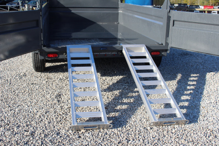 New 2026 Moritz 6' 10" x 12' Heavy Commercial DLH Series Dump Trailer - 14000# GVW