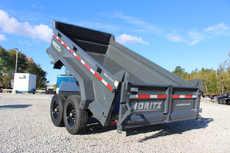 New 2026 Moritz 6' 10" x 12' Heavy Commercial DLH Series Dump Trailer - 14000# GVW