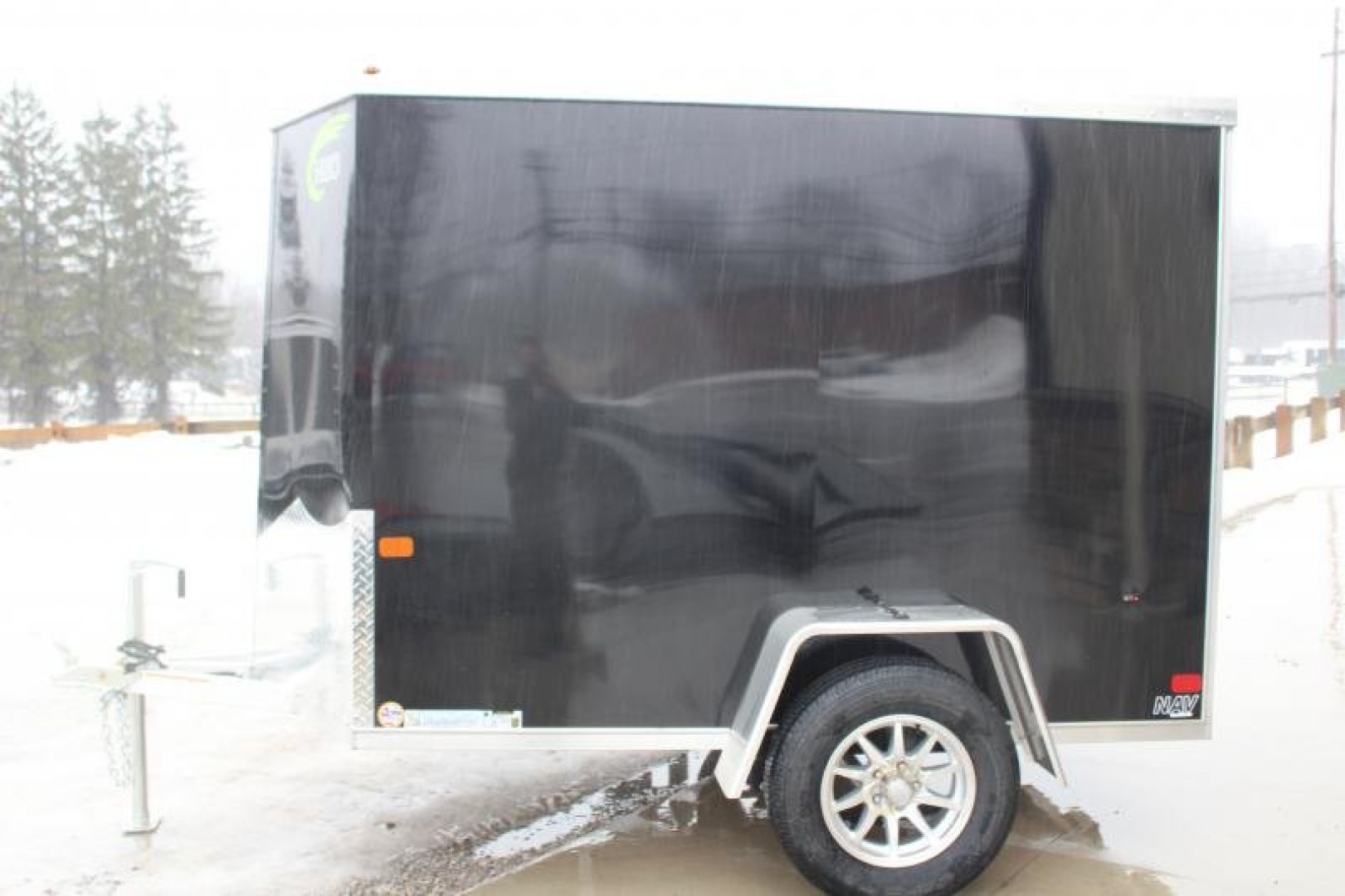 New 2026 NEO Trailers NAV 5' x 8' Aluminum Enclosed Cargo Trailer - Ramp Door - 6' INTERIOR HEIGHT - 2500# GVW