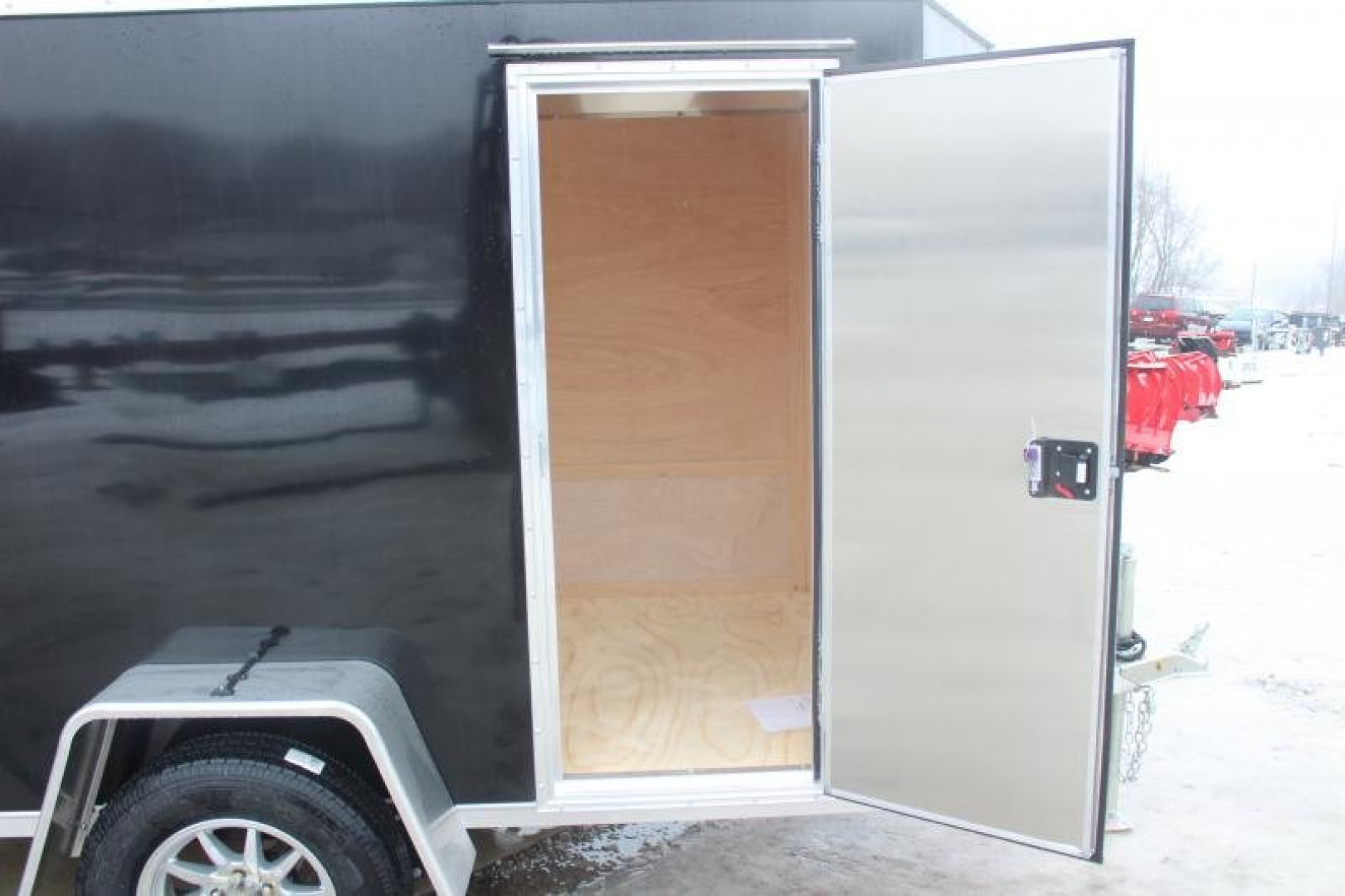 New 2026 NEO Trailers NAV 5' x 8' Aluminum Enclosed Cargo Trailer - Ramp Door - 6' INTERIOR HEIGHT - 2500# GVW