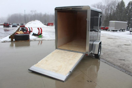 New 2026 NEO Trailers NAV 5' x 8' Aluminum Enclosed Cargo Trailer - Ramp Door - 6' INTERIOR HEIGHT - 2500# GVW