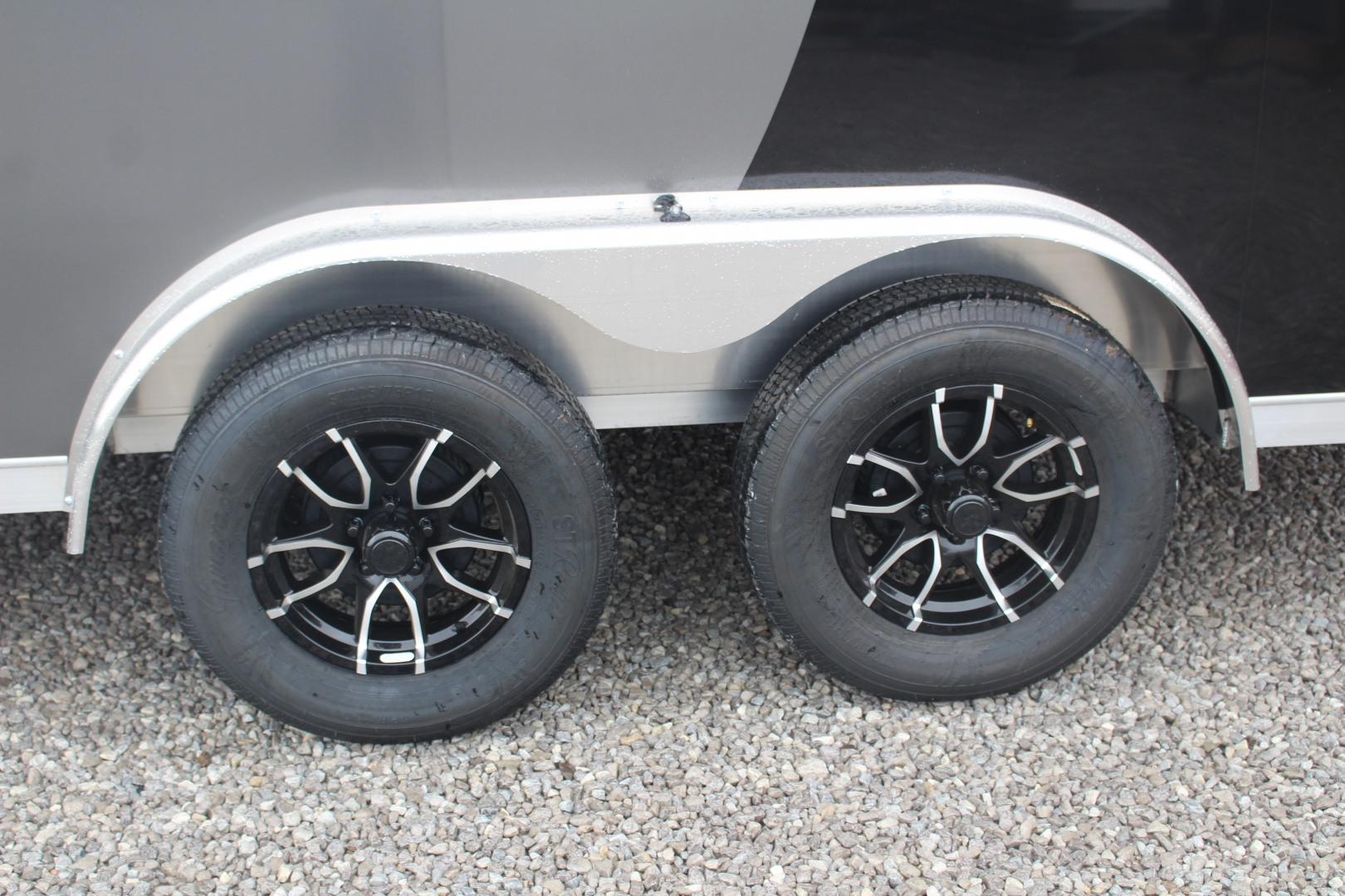 New 2026 NEO NAM 7.5' x 16' Aluminum Enclosed Motorcycle UTV Trailer - RAMP DOOR - 6.5' Interior Height - 7000# GVW