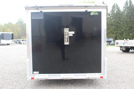 New 2026 NEO NAM 7.5' x 16' Aluminum Enclosed Motorcycle UTV Trailer - RAMP DOOR - 6.5' Interior Height - 7000# GVW