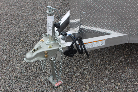 New 2026 NEO NAM 7.5' x 16' Aluminum Enclosed Motorcycle UTV Trailer - RAMP DOOR - 6.5' Interior Height - 7000# GVW