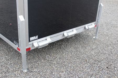 New 2026 NEO NAM 7.5' x 16' Aluminum Enclosed Motorcycle UTV Trailer - RAMP DOOR - 6.5' Interior Height - 7000# GVW
