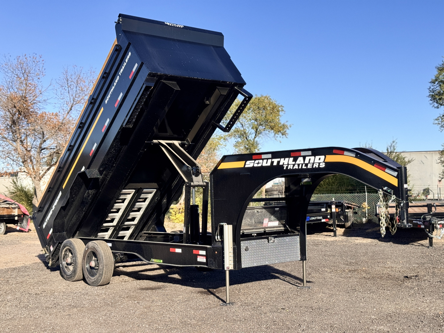 New 2026 Southland Trailers 7-16-4H Gooseneck Dump 12k Axles