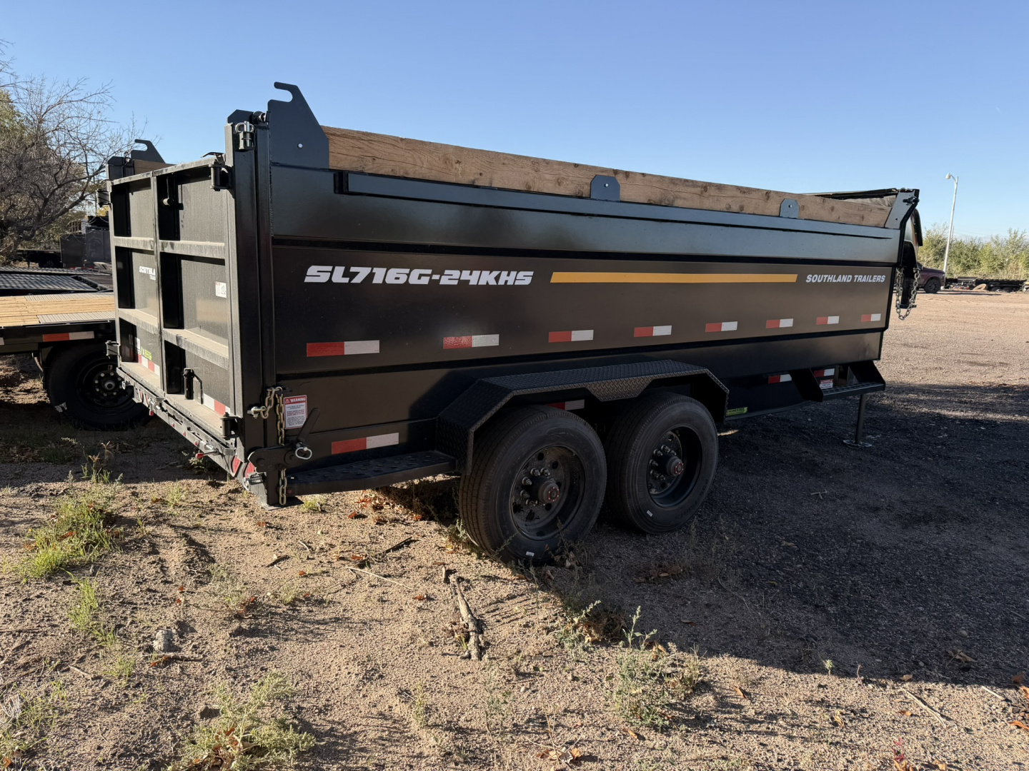 New 2026 Southland Trailers 7-16-4H Gooseneck Dump 12k Axles